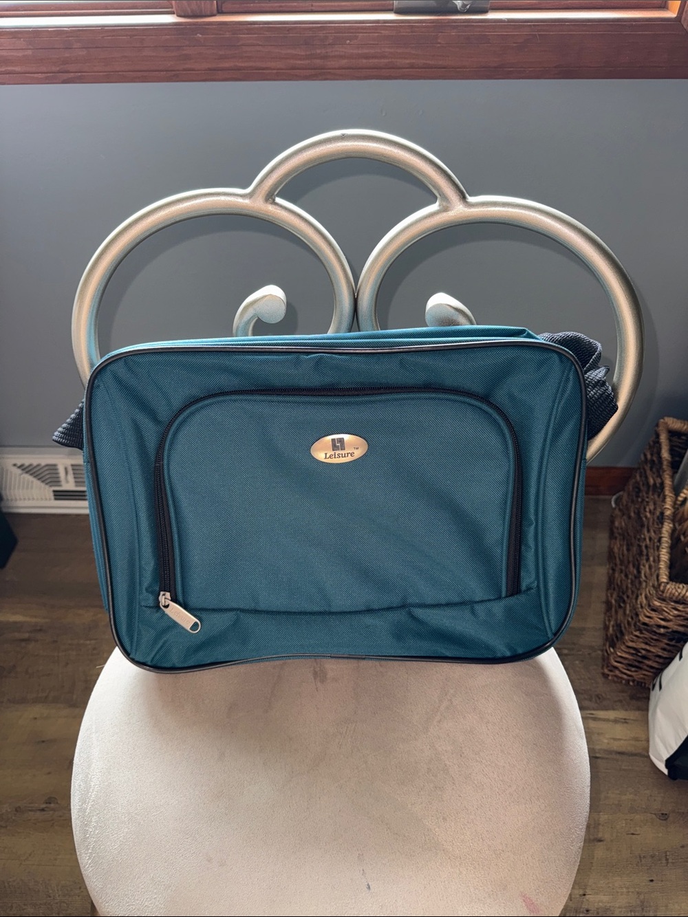 Teal Toiletry Bag for Men - Compact Travel Dopp Kit